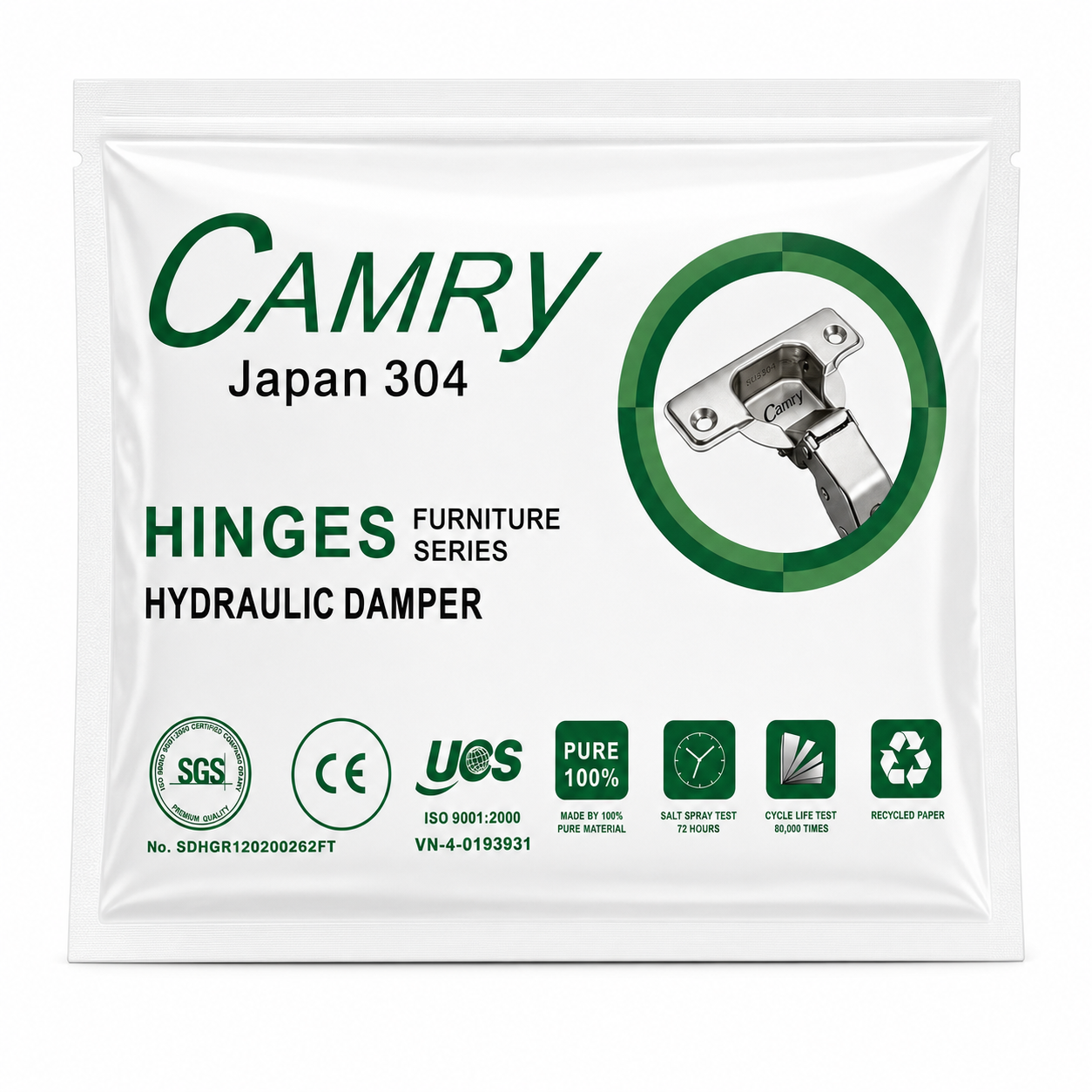 Bao bì CAMRY Japan 304