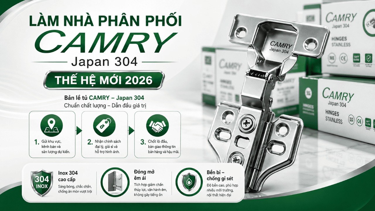 Minh họa quy trình đại lý phân phối CAMRY Japan 304